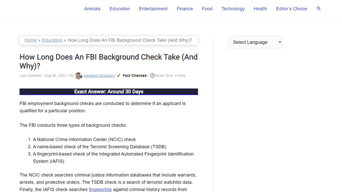 How Long Does An FBI Background Check Take (And Why)?